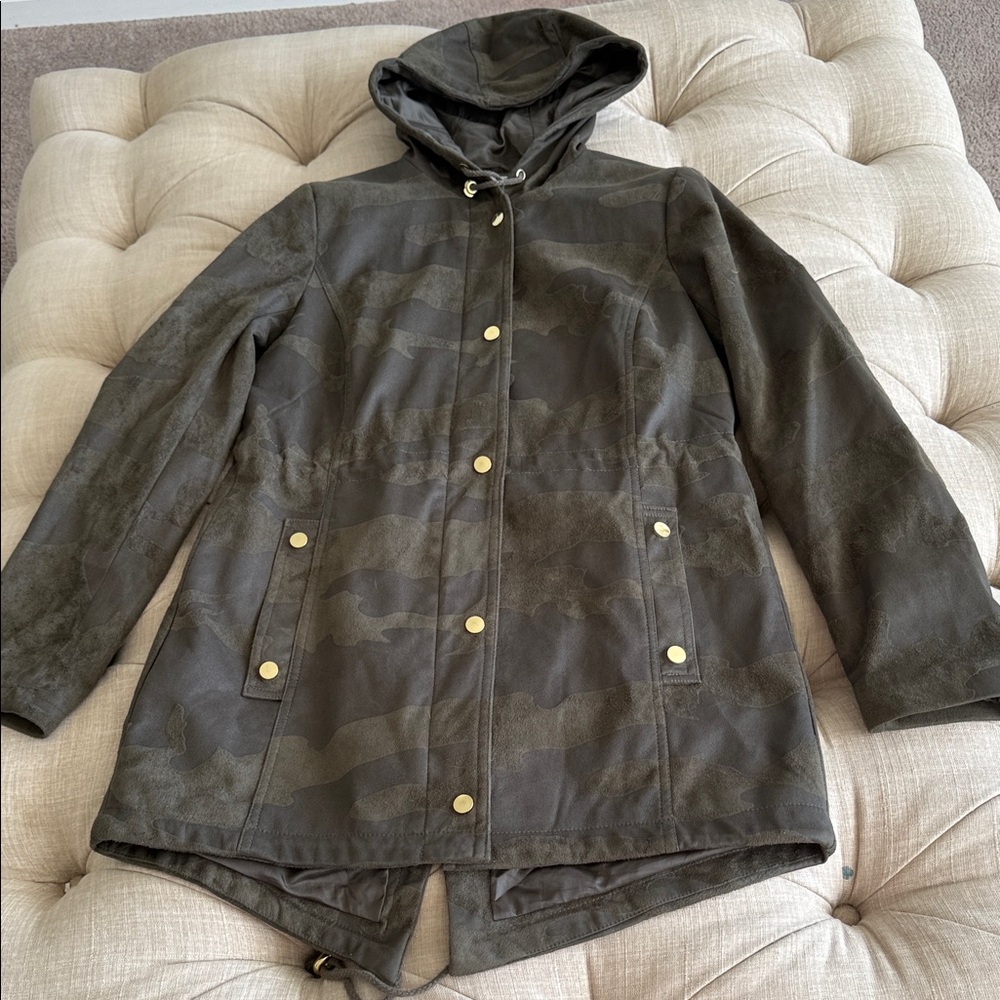 Kensie Camouflage Hooded Women's Jacket - Picture 11 of 11